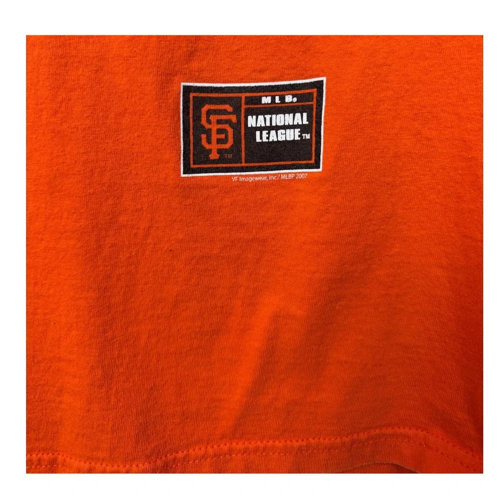 Lee Sport VF Imagewear T-Shirt Mens San Francisco‎ Giants MLB Crew Large Orange